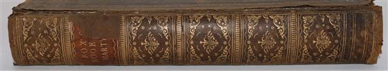 Foxs Martyrs 1785 leather bound
